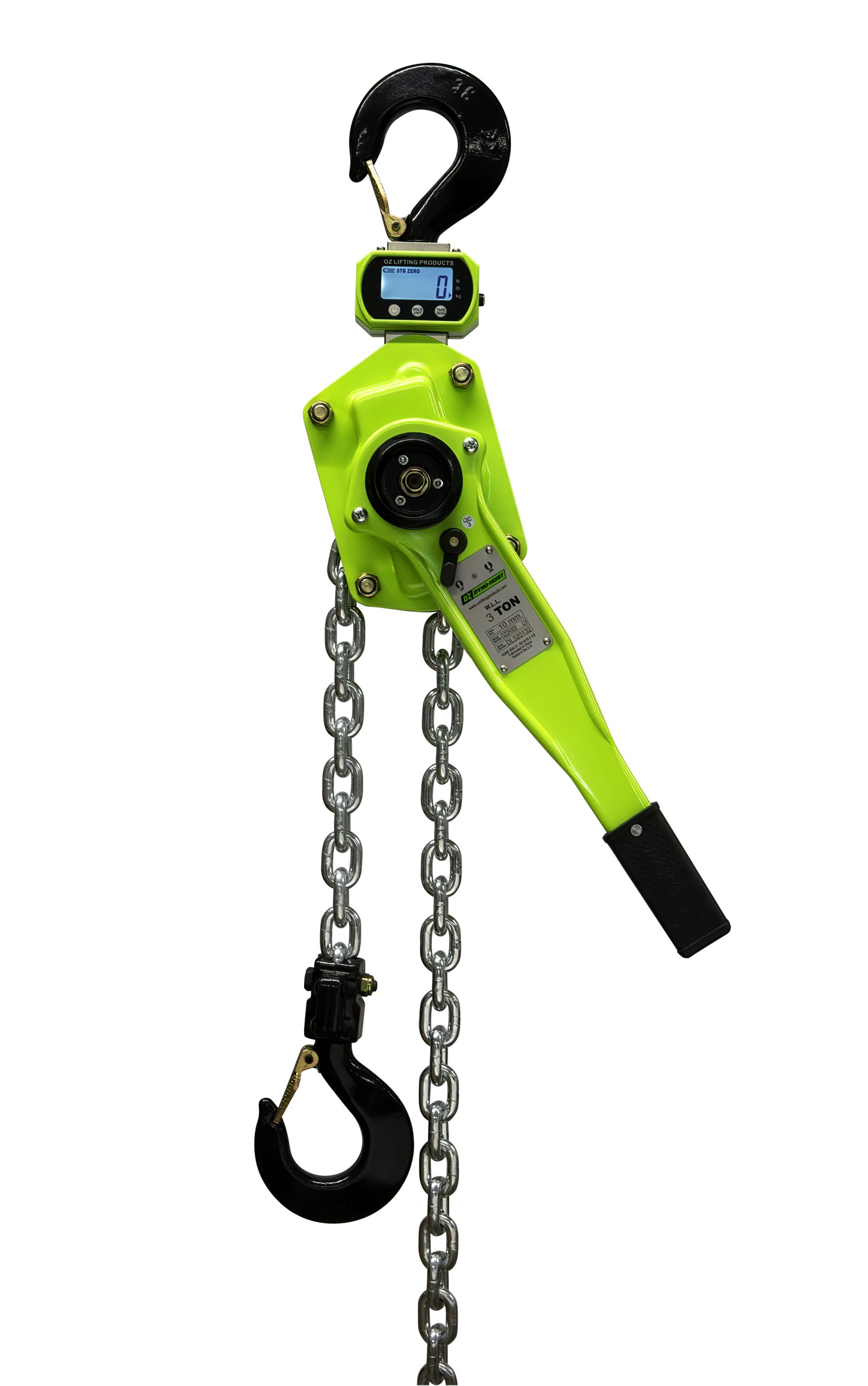 3 T Dyno Lever Hoist 15 ft lift