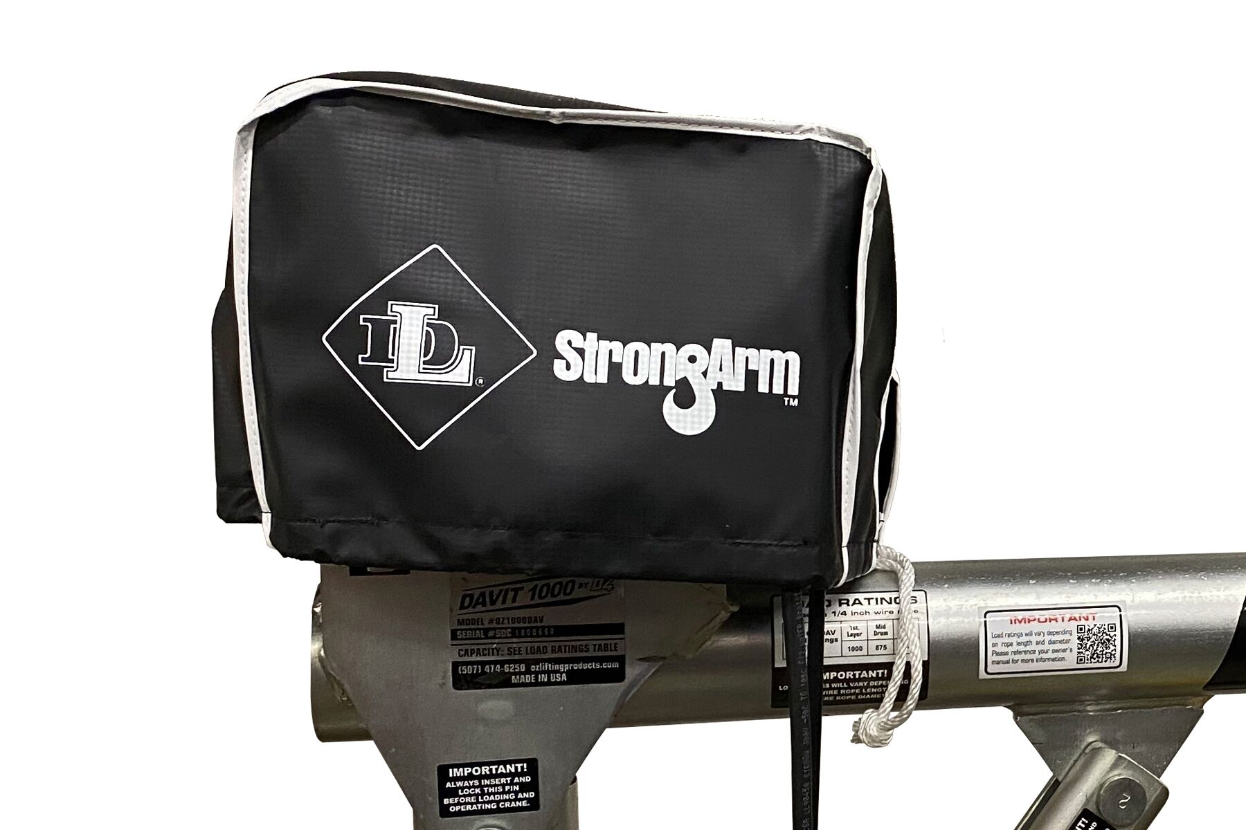 AC and DC electric winch cover