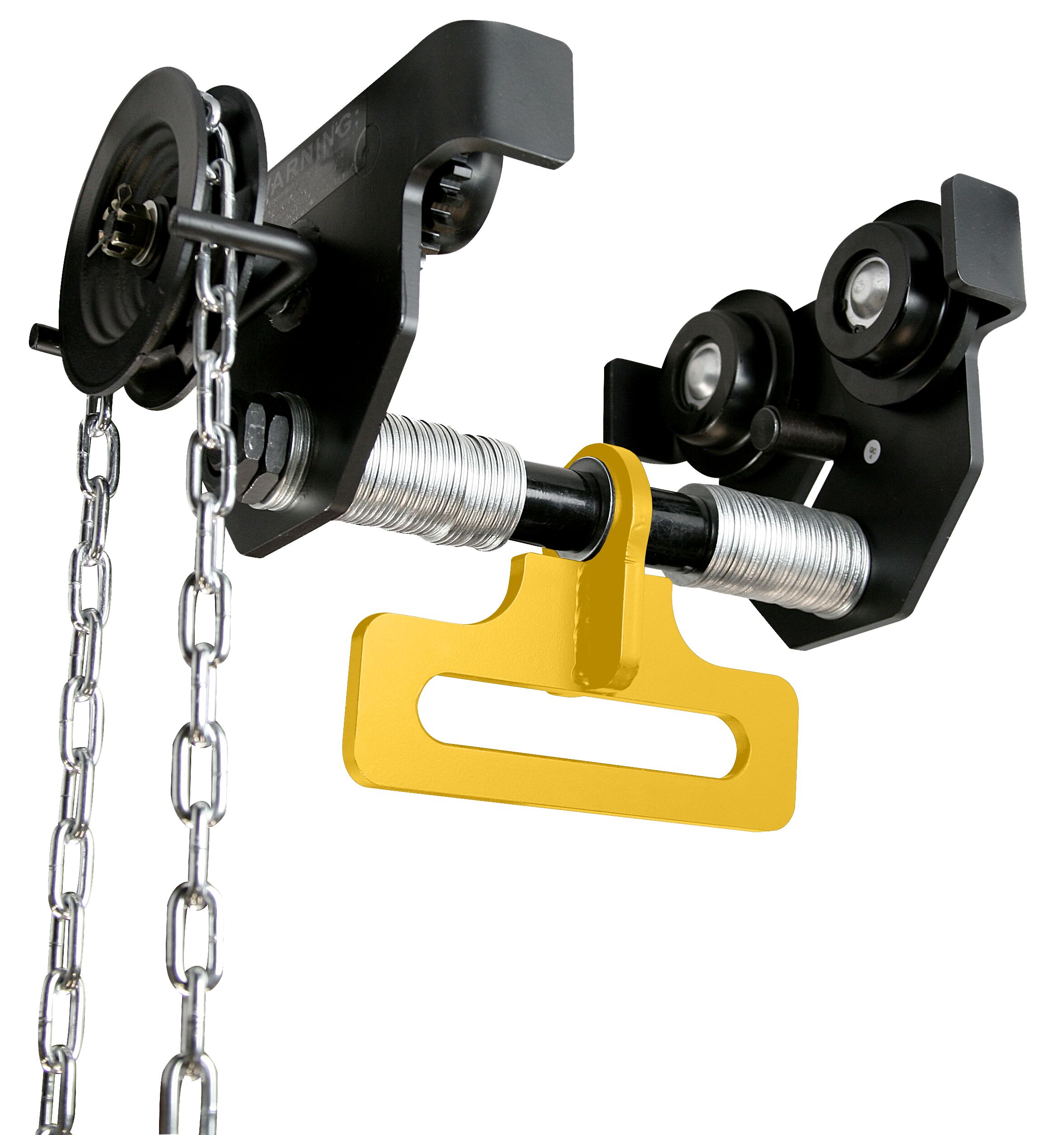 Geared Beam Trolley with integrated hanger for use with OBH500 and OBH1000