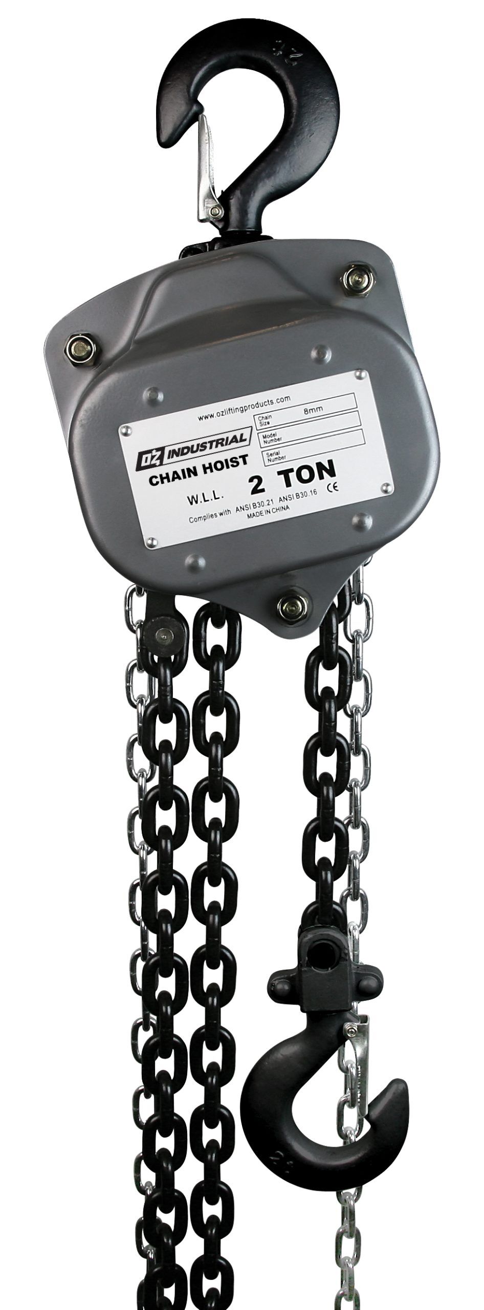 2 T Industrial Chain Hoist 20 ft