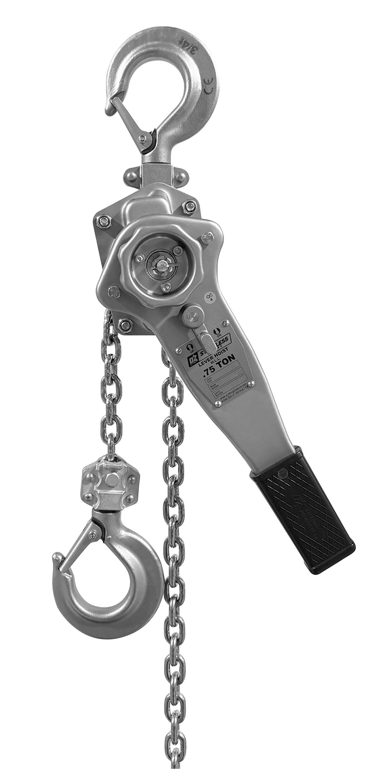 .75 T Stainless Steel Lever Hoist 10 ft lift