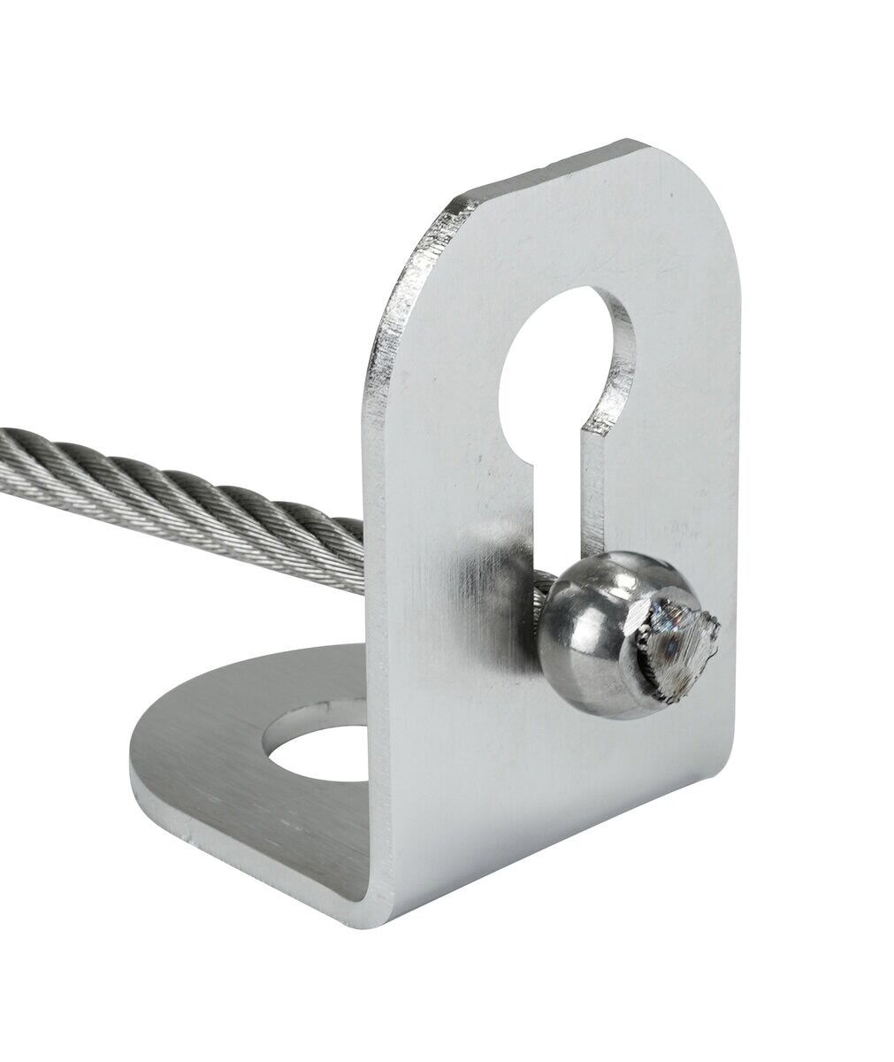 Wire rope holder in stainless steel